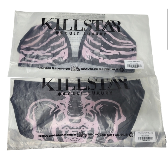Killstar x Avril Lavigne 2PC Strummin Bra & Panty Set - Picture 5 of 8